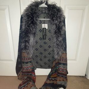 Dolce Cabo Fur Shawl